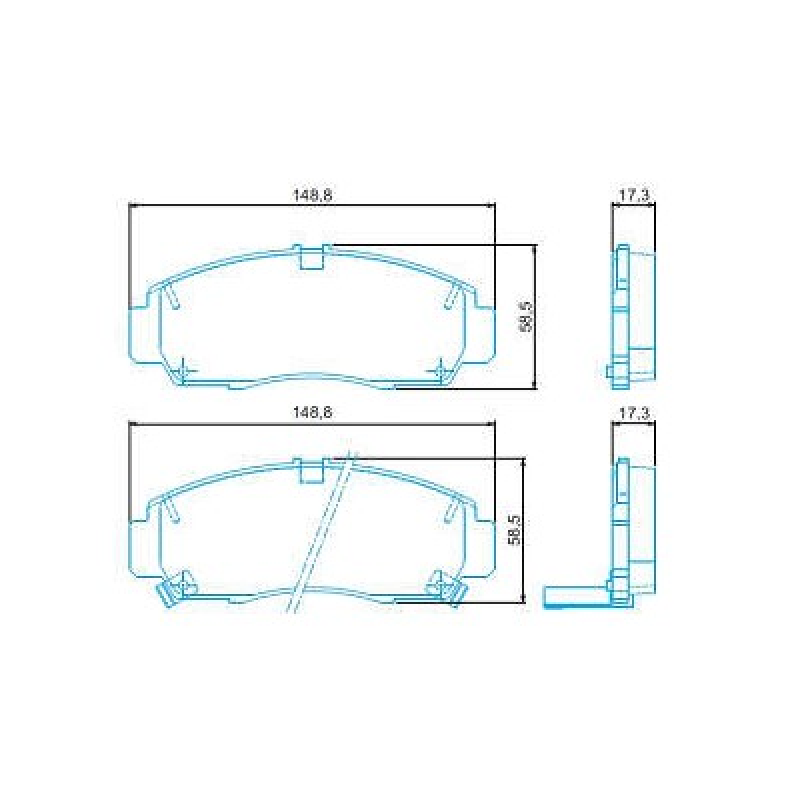 Pastilha Freio Dianteira Honda Bendix